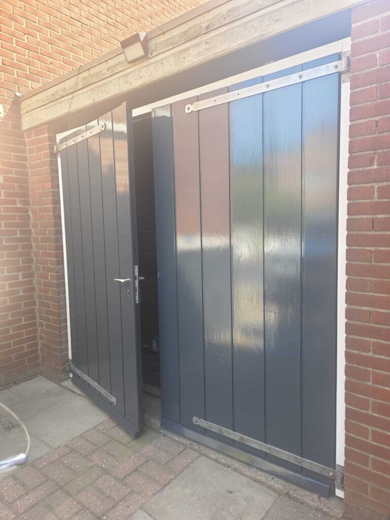 Garagedeuren eindresultaat